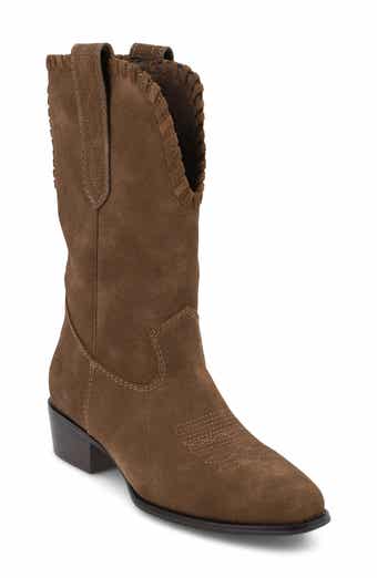 Eliseo Faux Suede Western Boot