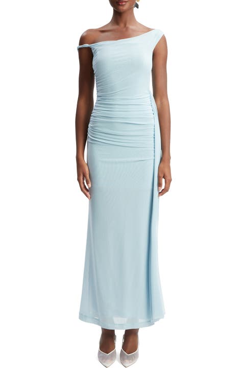 Layana Asymmetric Mesh Dress