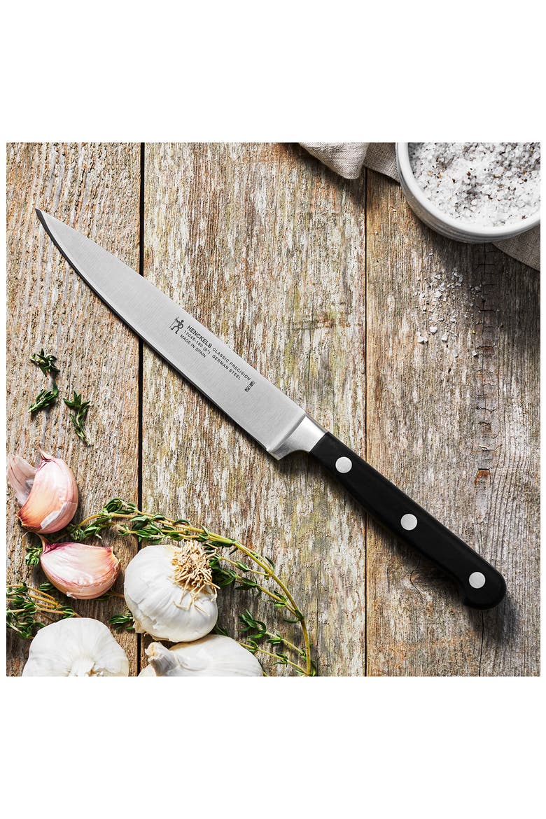 Classic Precision Six-Inch Chef's Knife, Alternate, color, BLACK