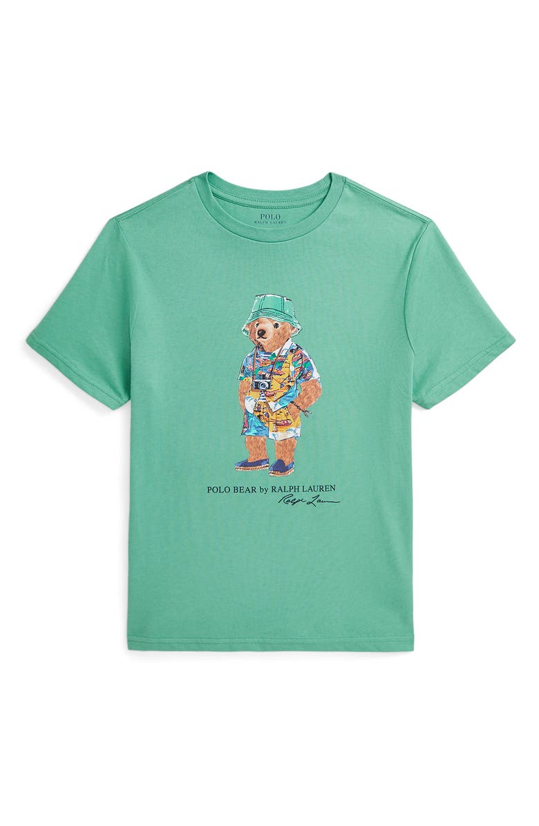 Polo Ralph Lauren Kids' Polo Bear Cotton Graphic T-Shirt, Main, color, 