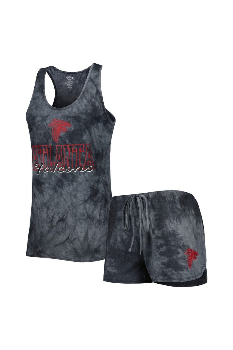Women's Concepts Sport Charcoal Atlanta Falcons Billboard Scoop Neck Racerback Tank and Shorts Sleep Set, Main, color, Charcoal