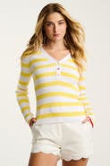 Lisa Todd Lucky Stripe Cotton Henley
