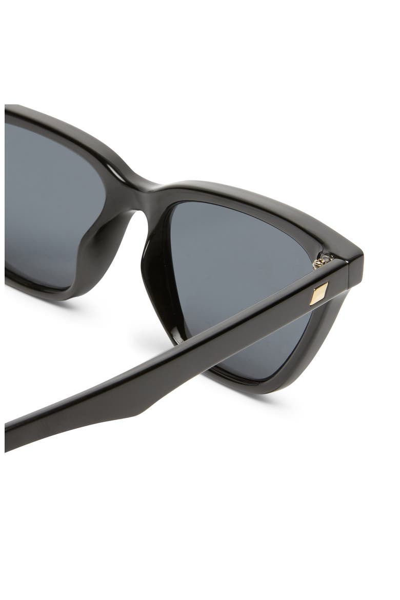 Steadfast 51mm Gradient D-Frame Sunglasses, Alternate, color, BLACK