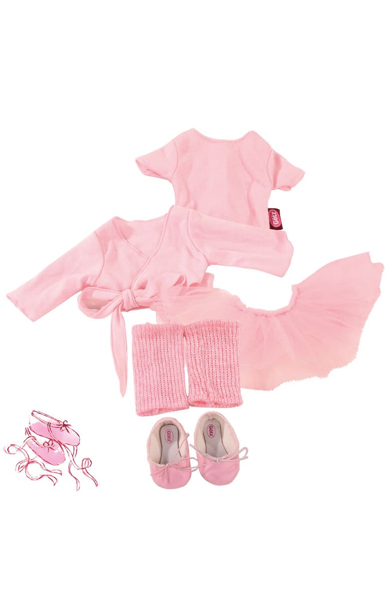 Gotz 7 Piece Ballerina Dress Set for 18 inch & 19.5" Dolls, Alternate, color, 