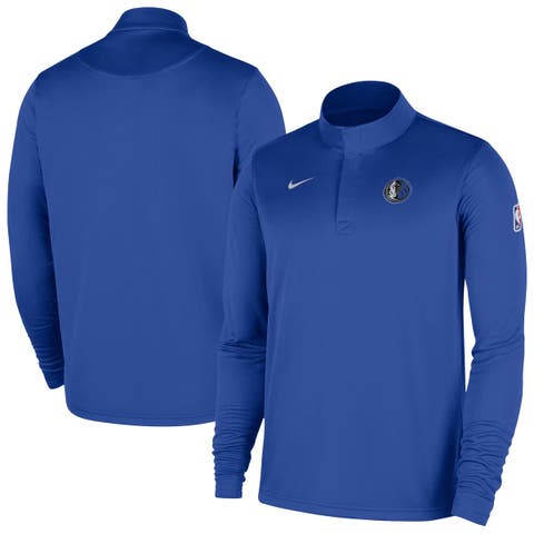 Men
s Nike Royal Dallas Mavericks 2025/26 Authentic Coaches Quarter-Zip Dri-Fit Top