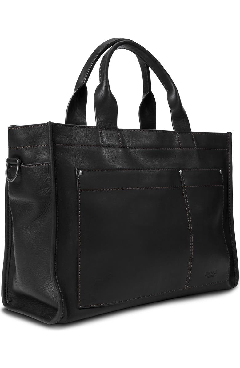 Shinola Bert Navigator Leather Brief Tote, Alternate, color,