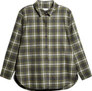 Johnstons of Elgin Clanlass Plaid Overshirt