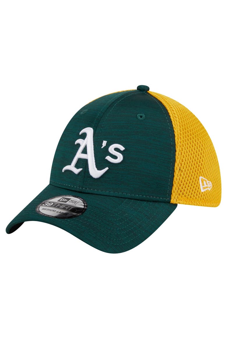 Men's New Era Green Oakland Athletics Neo 39THIRTY Flex Hat, Main, color, Green