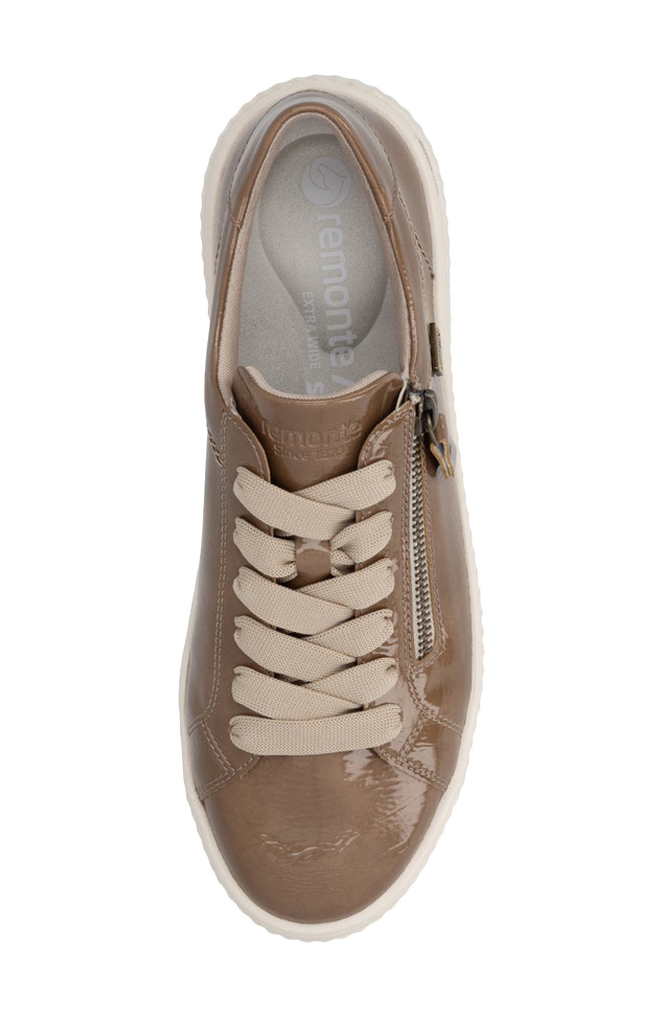 Levke 07 Faux Leather Sneaker, Alternate, color, FANGO