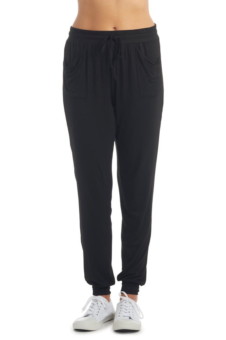 Carmen During & After Maternity/Nursing Jogger Pant, Main, color, BLACK