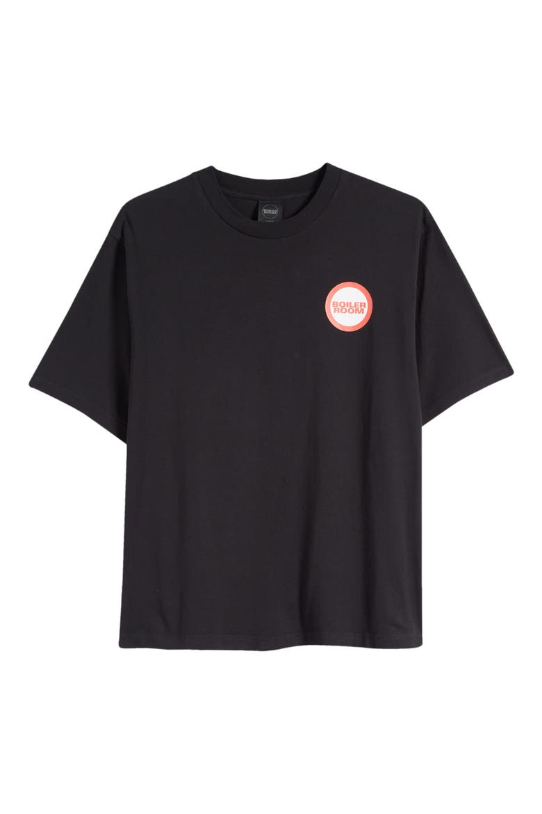 No Sitting Cotton Graphic T-Shirt, Alternate, color, BLACK