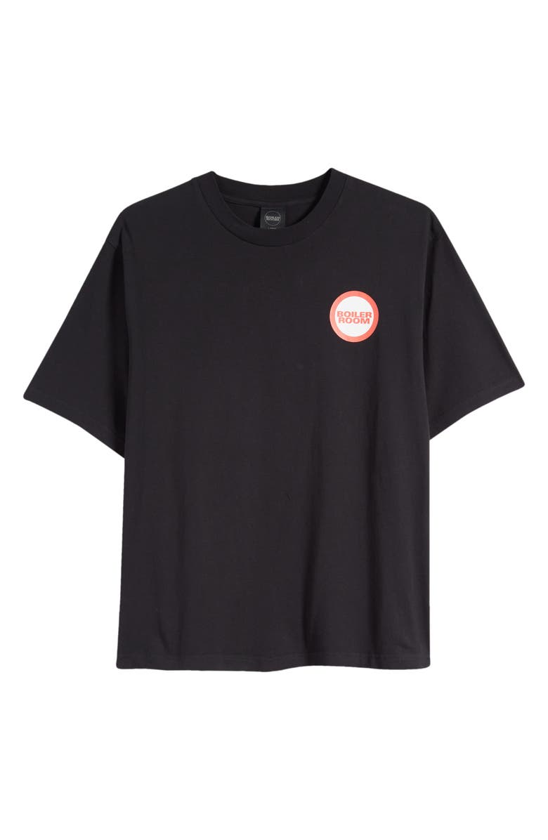 BOILER ROOM No Sitting Cotton Graphic T-Shirt, Alternate, color,