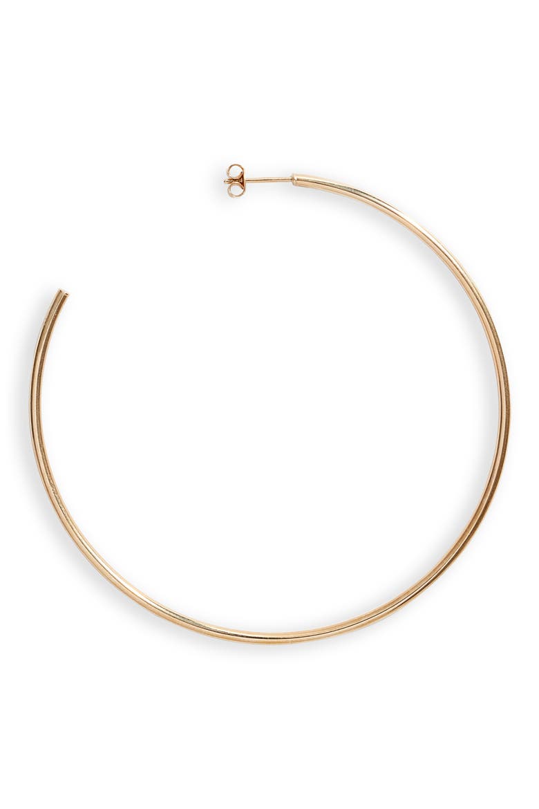 14K Gold Hoop Earrings (Nordstrom Exclusive), Alternate, color, YELLOW GOLD