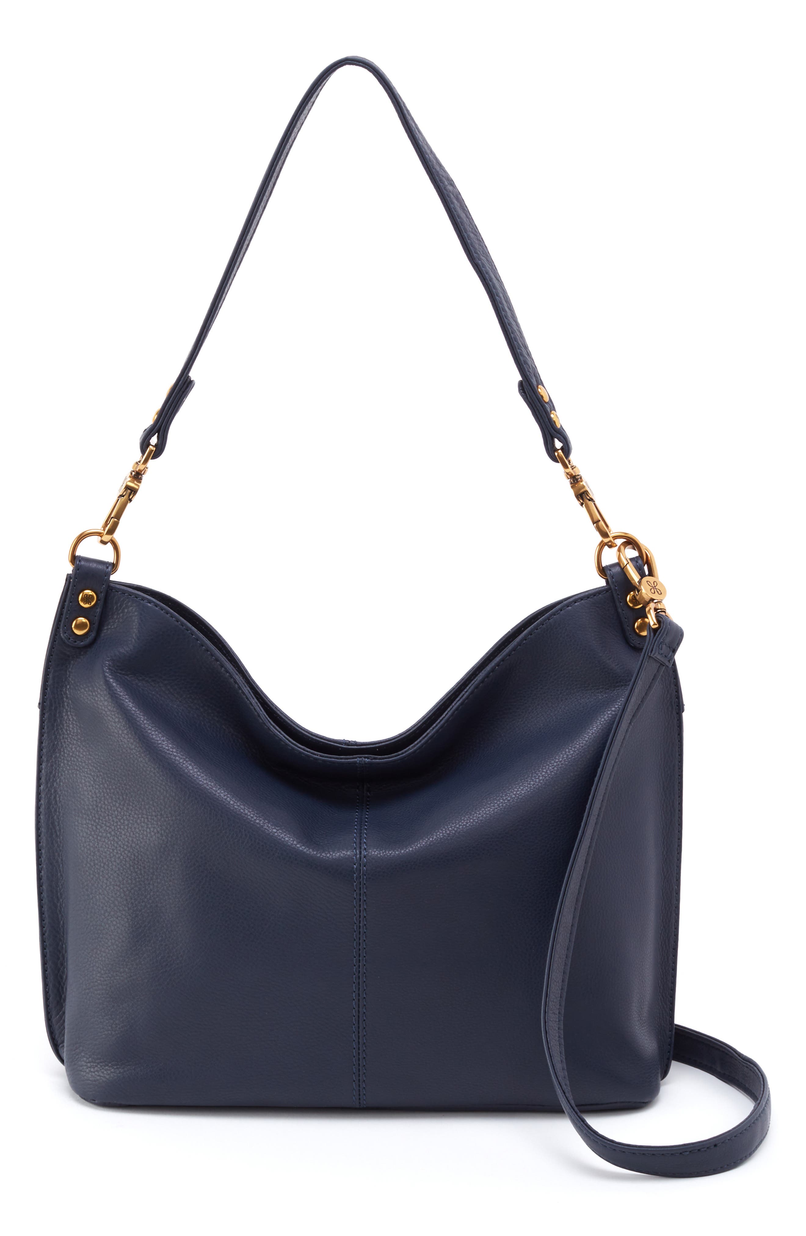 Pier Leather Tote, Main, color, SAPPHIRE