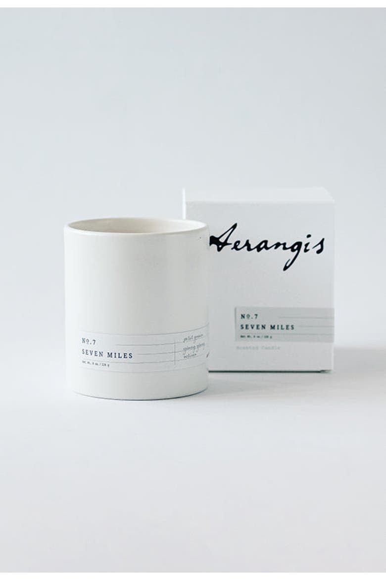 No. 7 Seven Miles Scented Candle, Alternate, color, White