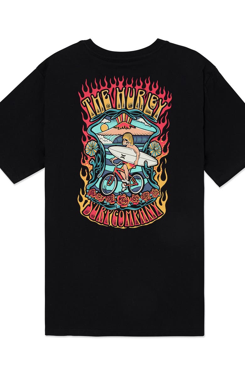 Hurley EVD Bowls Graphic Print T-Shirt, Alternate, color, 