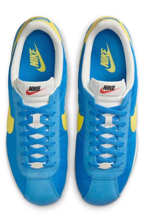 Nike Cortez Suede And Leather-trimmed Shell Sneakers