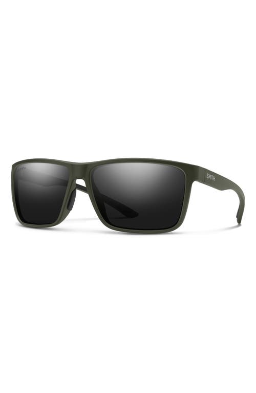 Smith Riptide 61mm Chromapop™ Polarized Sport Square Sunglasses