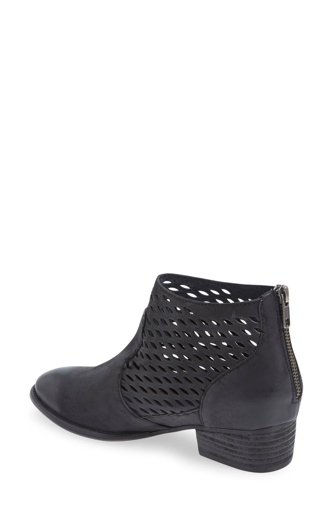 'Waypoint' Bootie, Alternate, color, BLACK LEATHER