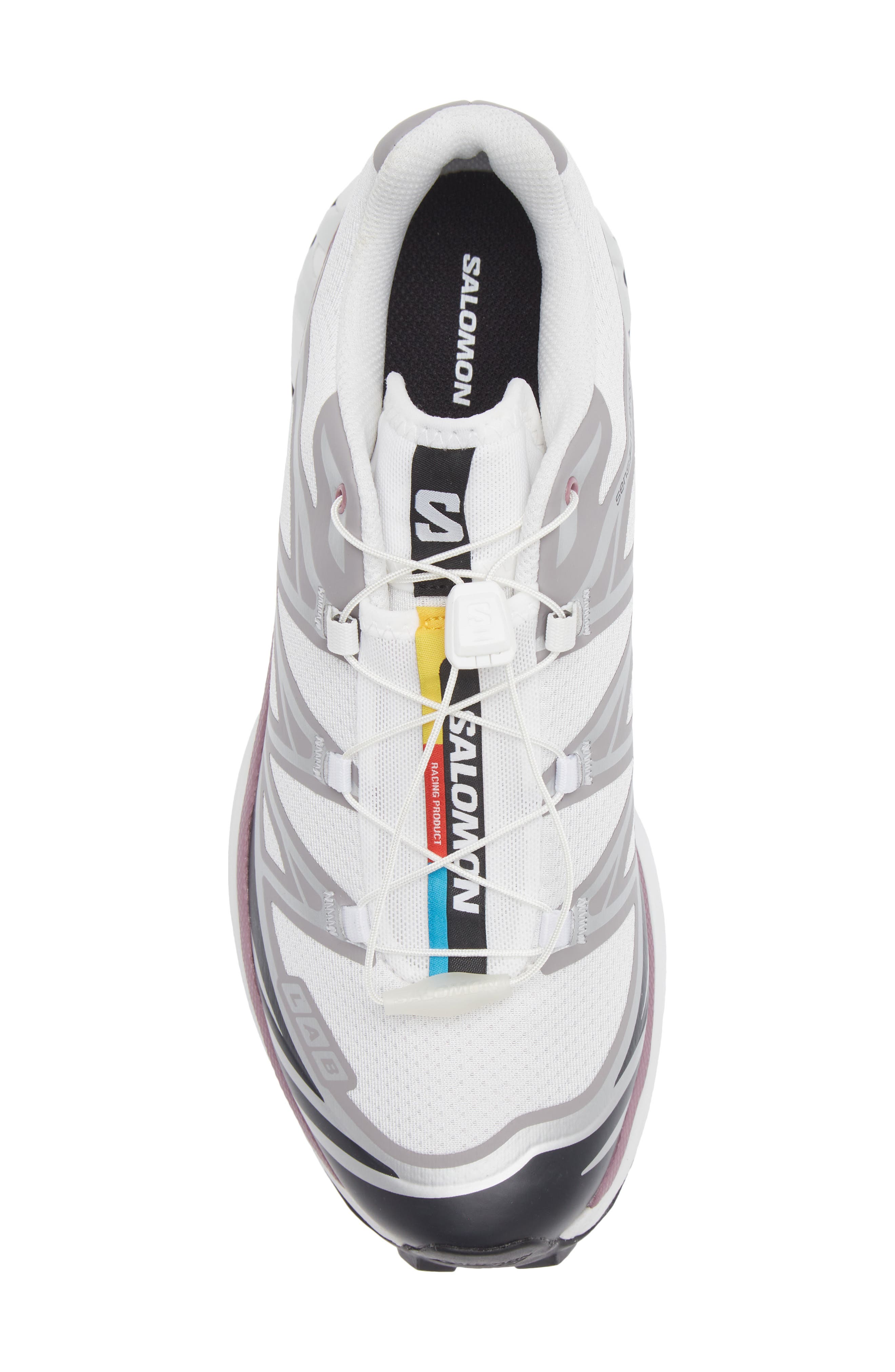 Gender Inclusive XT-6 Sneaker, Alternate, color, WHITE/ BLACK/ DUSKY
