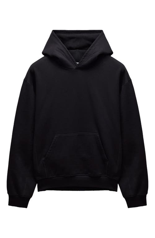 Reigning Champ 97 Midweight Cotton Blend Fleece Hoodie In Black