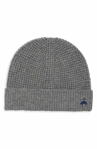 Waffle Knit Cuffed Beanie