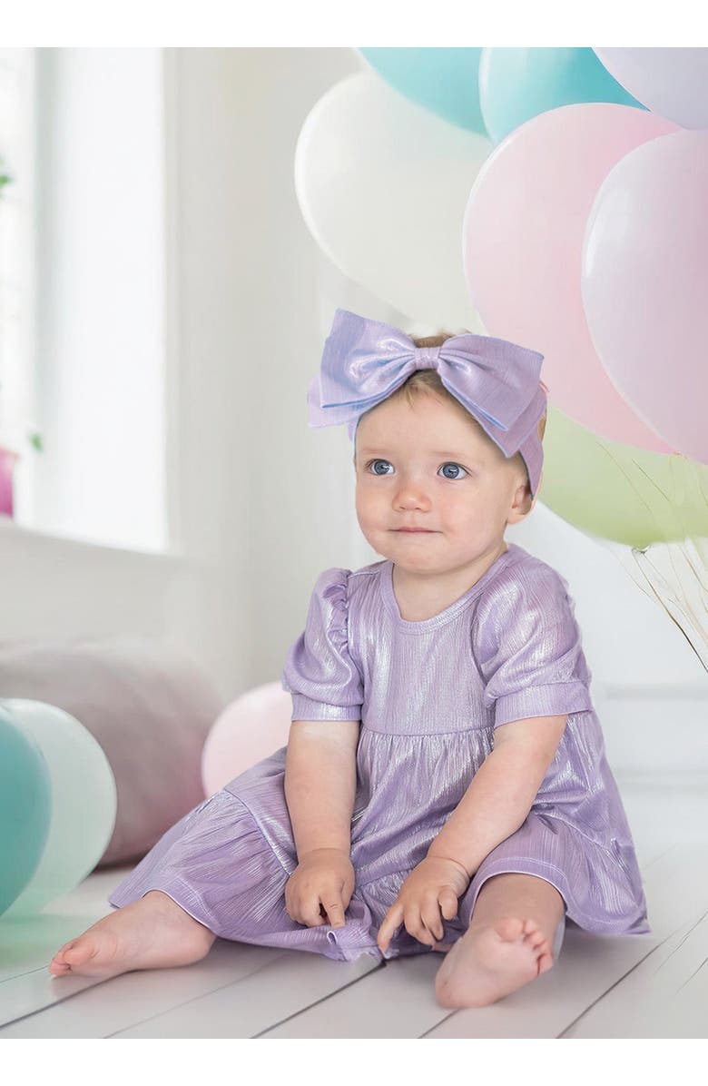 Isobella & Chloe Sabrina Glimmer Dress, Alternate, color, Purple