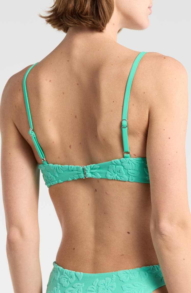 Dippin Daisys Solar Triangle Bikini Top, Alternate, color, Aqua Green