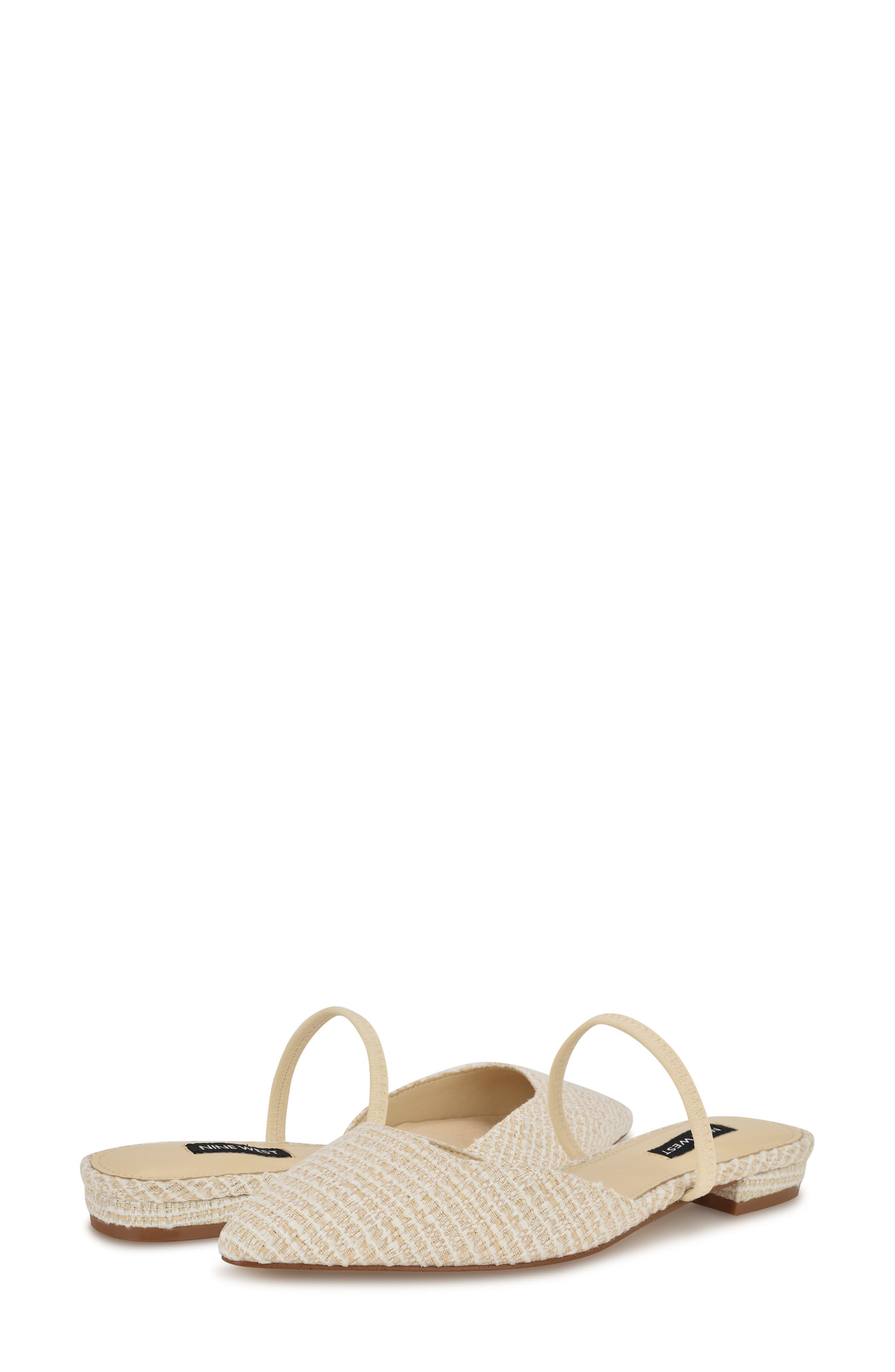 Nine West Gorga Mule, Alternate, color, Ivory