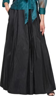 Alex Evenings A-Line Taffeta Skirt