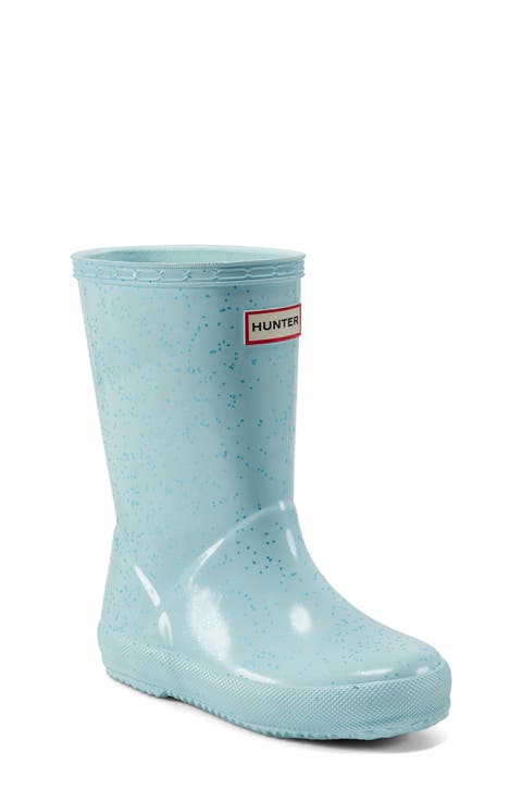 Kids' Original First Classic Glitter Rain Boot (Walker, Toddler & Little Kid)