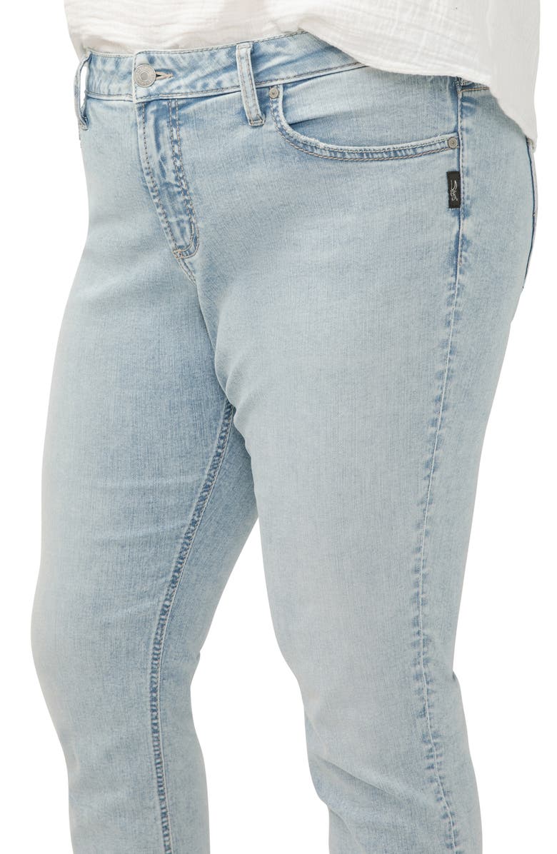 Silver Jeans Co. Girlfriend Jeans, Alternate, color, Indigo