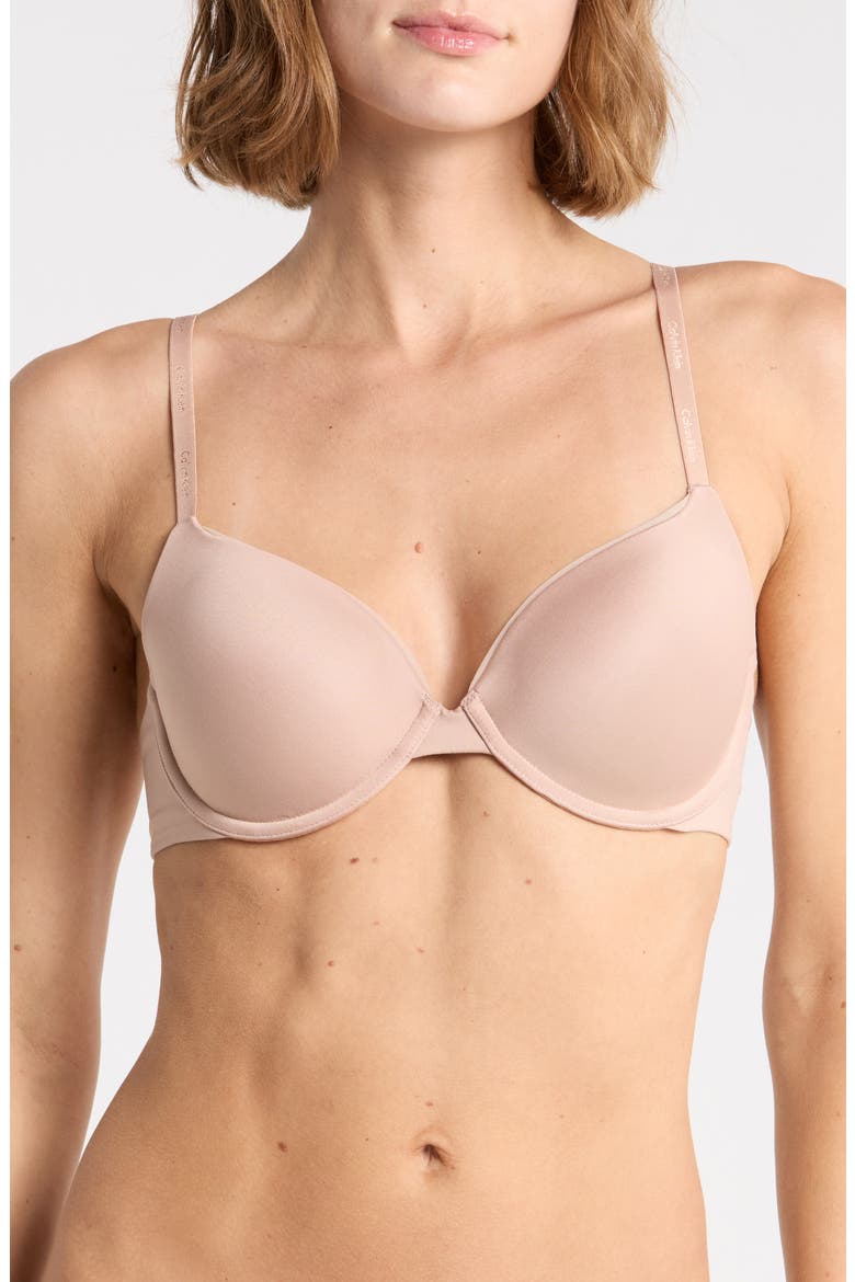 Convertible Strap Lightly Lined Demi Bra, Main, color, CEDAR