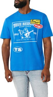 True Religion Logo Patch Graphic T-Shirt