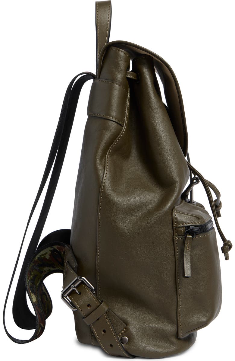 Longchamp 3D Signature Medium Leather Backpack, Alternate, color, Terra