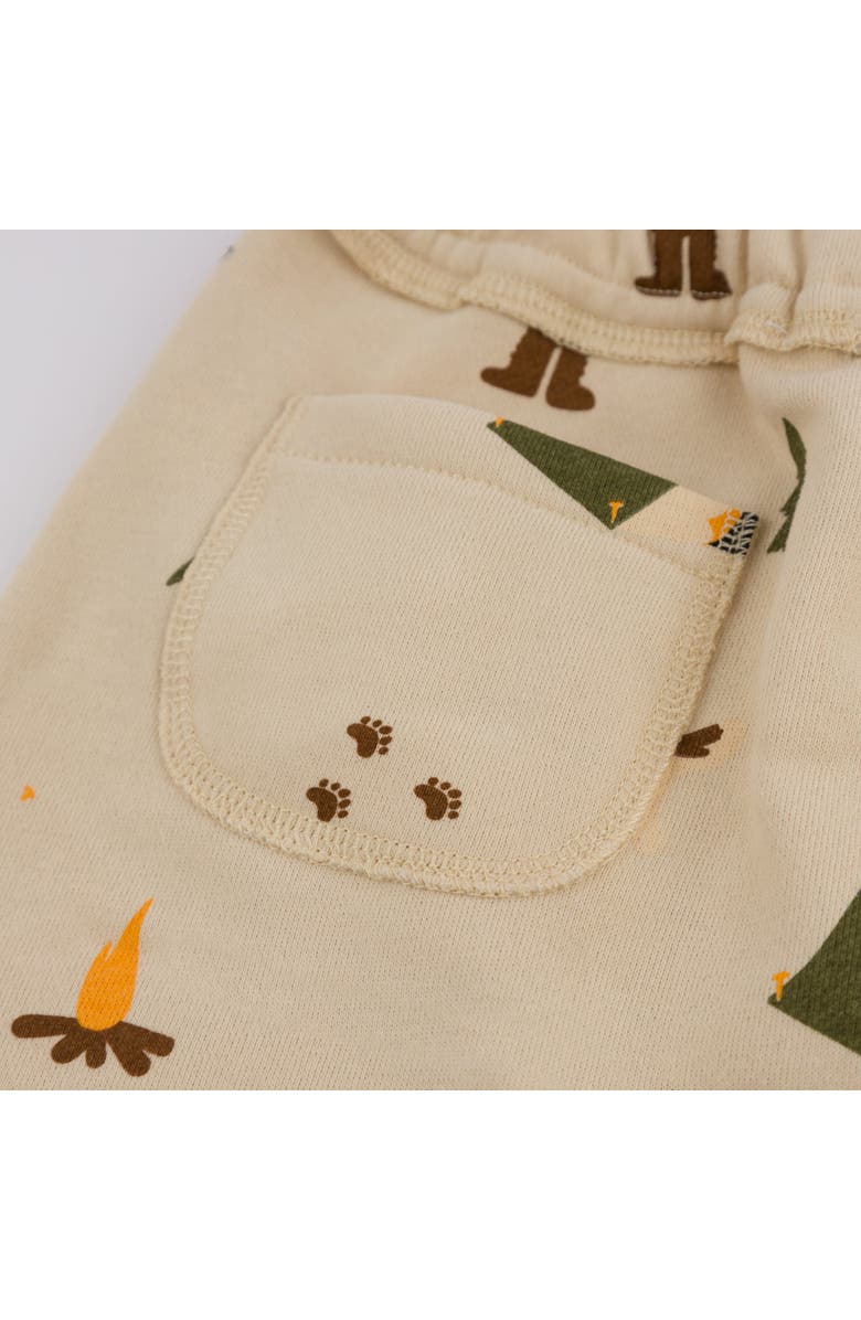 Oh baby! Brand Camping Print Brooklyn Jogger-Toddler, Alternate, color, Biscotti