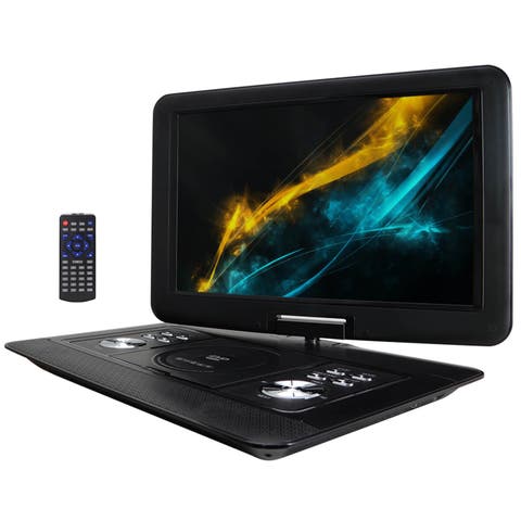 15.4in Portable DVD Player with TFT LCD Screen and HDMI/USB/SD/AV Inputs