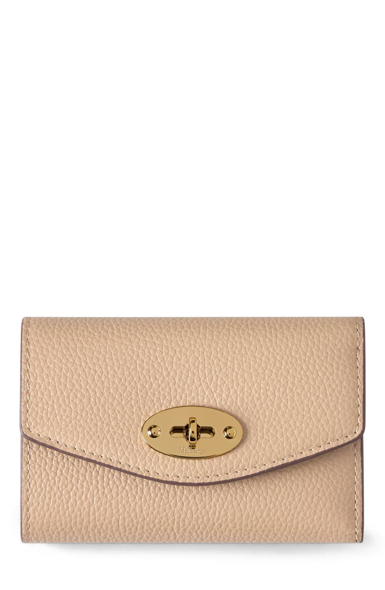 Mulberry Darley Folded Multi-Card Wallet, Main, color, Crumpet