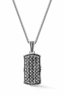 Yield of Men Men's Weave Pendant Necklace