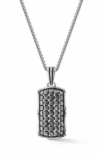 Yield of Men Men's Weave Pendant Necklace