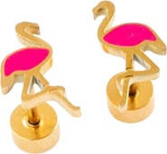Pip Pop Flamingo Stud Earring
