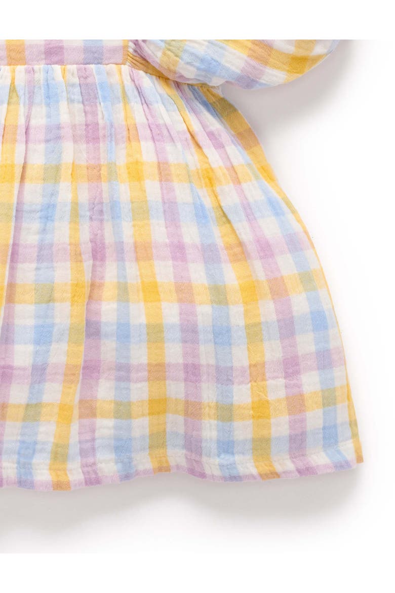 Gathered Dress, Alternate, color, Lila Check