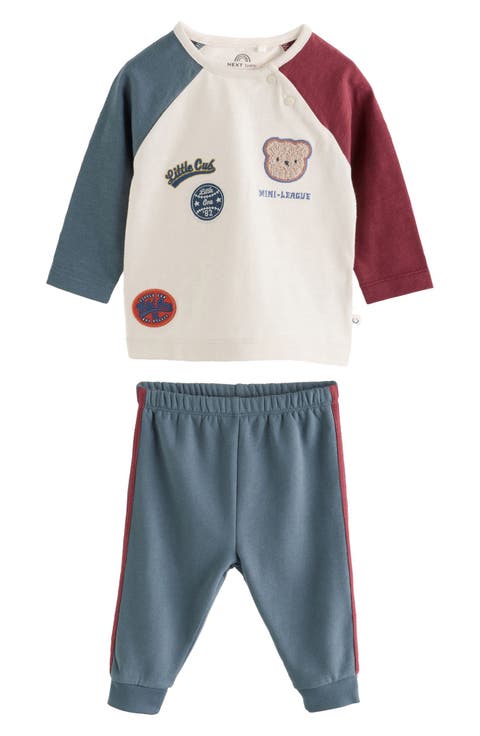 Kids' Varsity Bear 2-Piece T-Shirt and Jogger Set