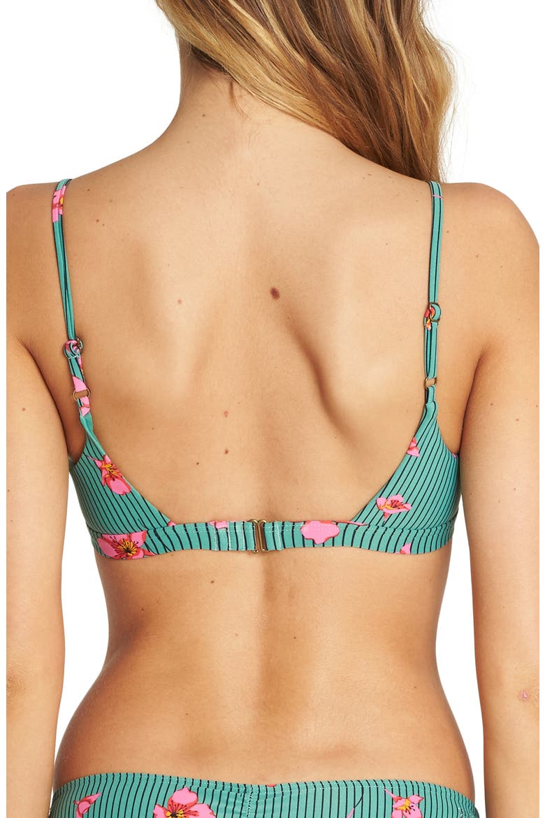Seain Green Twist Bikini Top, Alternate, color, ISLAND GREEN