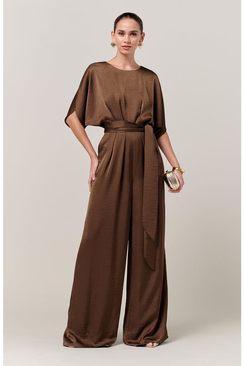 Mona Jumpsuit, Alternate, color, Chocolate