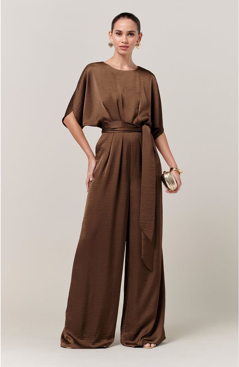SAVEL Mona Jumpsuit, Alternate, color, Chocolate