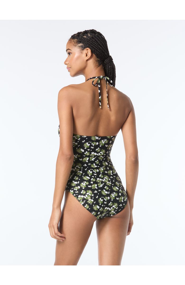 MICHAEL Michael Kors Bandeau Cut Out One Piece Swimsuit, Alternate, color, 
