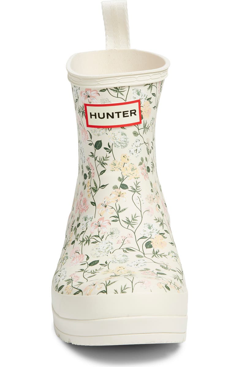 Hunter Original Play Waterproof Boot, Alternate, color, Cloud Dancer Multi