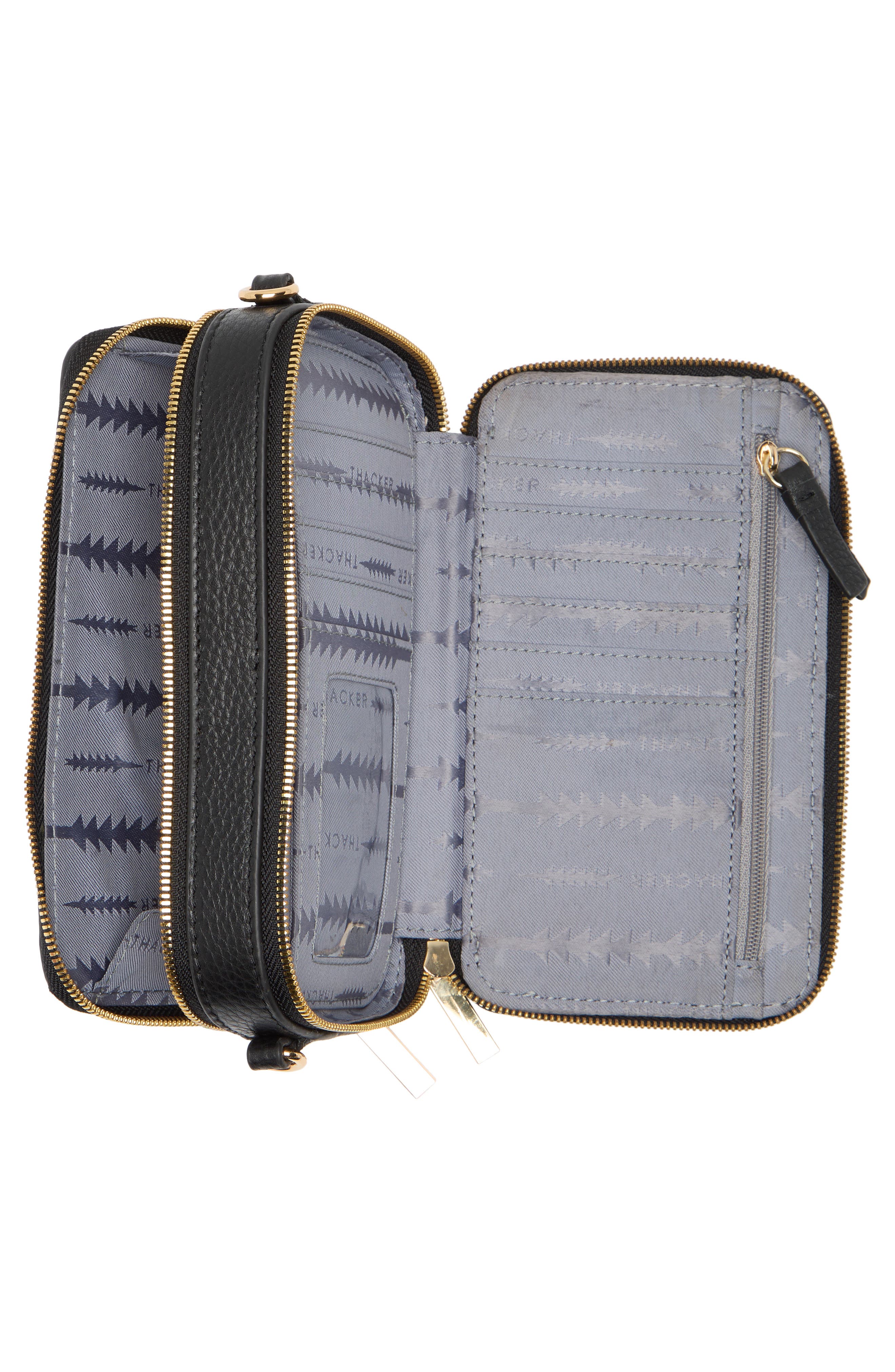 Thacker Ronnie Pebbled Leather Crossbody Bag, Alternate, color, 