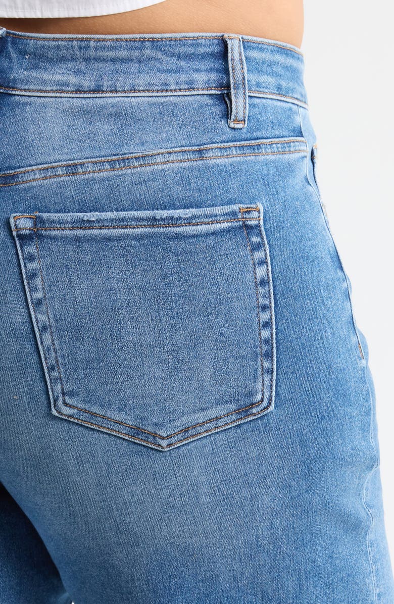 Bayeas Lisa Wide Leg Jeans, Alternate, color, Medium Blue